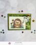 Preview: Kulricke Stempelset "Igel im Blumenbeet"  A7 Clear Stamp
