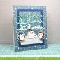 Preview: Lawn Fawn Stempelset "Winter Big Scripty Words" Clear Stamp