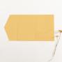 Preview: Pocketfold-Karte B6 Premium-Karton "Sandgelb" Exklusiv Line