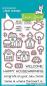 Preview: Lawn Fawn Stempelset "Happy Village" Clear Stamp