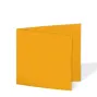 Preview: Doppelkarte - Faltkarte quadratisch 15x15cm, 240g/m² in altgold