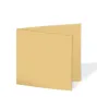 Preview: Doppelkarte - Faltkarte quadratisch 15x15cm, 240g/m² in cappuccino