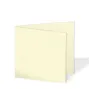 Preview: Doppelkarte - Faltkarte quadratisch 15x15cm, 240g/m² in hellcreme