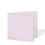 Preview: Doppelkarte - Faltkarte quadratisch 15x15cm, 240g/m² in pastell-lila