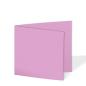 Preview: Doppelkarte - Faltkarte quadratisch 15x15cm, 210g/m² in struktur blütenrosa