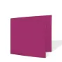 Preview: Doppelkarte - Faltkarte quadratisch 15x15cm, 200g/m² in struktur brombeere