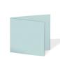 Preview: Doppelkarte - Faltkarte quadratisch 15x15cm, 210g/m² in struktur puderblau