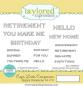 Preview: Taylored Expressions Stempelset "Happy Occasions" Clear Stamp