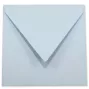 Briefumschlag 16x16cm in hellblau, 120g, ohne Fenster, Nassklebung