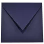Briefumschlag 16x16cm in nachtblau, 120g, ohne Fenster, Nassklebung