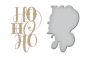 Preview: Spellbinders Hotfoil Plate - Ho Ho Ho