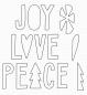 Preview: My Favorite Things Die-namics "Joy, Love, and Peace" | Stanzschablone | Stanze | Craft Die