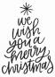 Preview: My Favorite Things Stempel "We Wish You a Merry Christmas" Clear Stamp