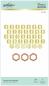 Preview: Spellbinders Hotfoil Plate - Honeycomb Alphabet