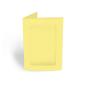 Passepartoutkarte rechteck 3-Fach DIN B6 in gelb