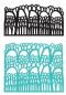 Preview: Spellbinders Stempel & Stanzset "Bubble Palace Stamp & Die"
