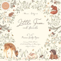 Preview: Craft Consortium Papierblock 6x6" Little Fawn & Friends Rehkitz & Freunde