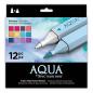 Preview: Spectrum Noir Spectrum Aqua Markers / Aquarellstifte Primary 12 Farben SPECN-AQ12-PRI