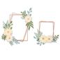 Preview: Sizzix Thinlits Craft Die-Set - Geo Floral Frame / Blumenrahmen