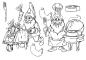 Preview: The Card Hut From Farm To Table Clear Stamps / Gartenzwerg grillen Stempelset 