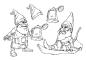 Preview: The Card Hut Garden's Secret  Clear Stamps / Gartenzwerg Stempelset 