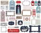 Preview: Carta Bella "Carta Bella " Ephemera Frames & Tags