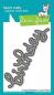 Preview: Lawn Fawn Craft Dies - Scripty Birthday