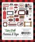 Preview: Echo Park "A Lumberjack Christmas" Frames & Tags