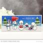 Preview: My Favorite Things Die-namics "Stitched Slimline Snow Drifts" | Stanzschablone | Stanze | Craft Die