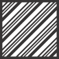Preview: LDRS-Creative  Peppermint Stick  Stencil 6x6