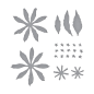 Preview: Spellbinders Die "Gaillardia Etched" Stanzschablone