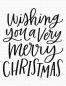 Preview: My Favorite Things Stempelset "Wishing You a Very Merry Christmas" Clear Stamp