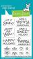 Preview: Lawn Fawn Stempelset "Shutter Card Holiday Sayings" Clear Stamp