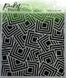 Preview: Picket Fence Studios Geo Squares 6x6 Inch Stencil - Schablone