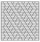 Preview: My Favorite Things "English Brick Wall" 6x6" Background Cling Stamp
