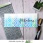 Preview: Picket Fence Studios Slim Line Waves 4x10 Inch Stencil - Schablone