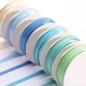 Preview: Vaessen Creative - Satinband Set "Babyblau" 3mm 6 Farben je 2m