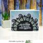 Preview: Picket Fence Studios Wave Sun 6x6 Inch Stencil - Schablone