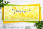 Preview: Picket Fence Studios Slim Line Rising Sun 4x10 Inch Stencil - Schablone