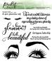 Preview: Picket Fence Studios Life Happens. Lashes Help. 6x6 Inch Clear Stamps 
