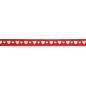 Preview: Vaessen Motivband 15mm "Herz - Rot" 2m