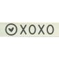 Preview: Vaessen Motivband/Text 15mm "xoxo" 20m