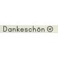 Preview: Vaessen Motivband/Text 15mm "Dankeschön" 2m