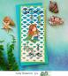 Preview: Picket Fence Studios Slim Line Gradient 4x10 Inch Stencil - Schablone