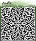 Preview: Picket Fence Studios Center Flower 6x6 Inch Stencil - Schablone