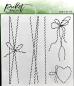 Preview: Picket Fence Studios Twine 6x6 Inch Stencil - Schablone