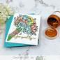 Preview: Picket Fence Studios Fancy Congratulations Sentiments 4x6 Inch Clear Stamps (S-181)