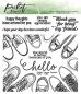Preview: Picket Fence Studios Hello 6x6 Inch Clear Stamps 