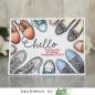 Preview: Picket Fence Studios Hello 6x6 Inch Clear Stamps 