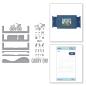Preview: Spellbinders Die "Rolling Along Scene Etched" Stanzschablone